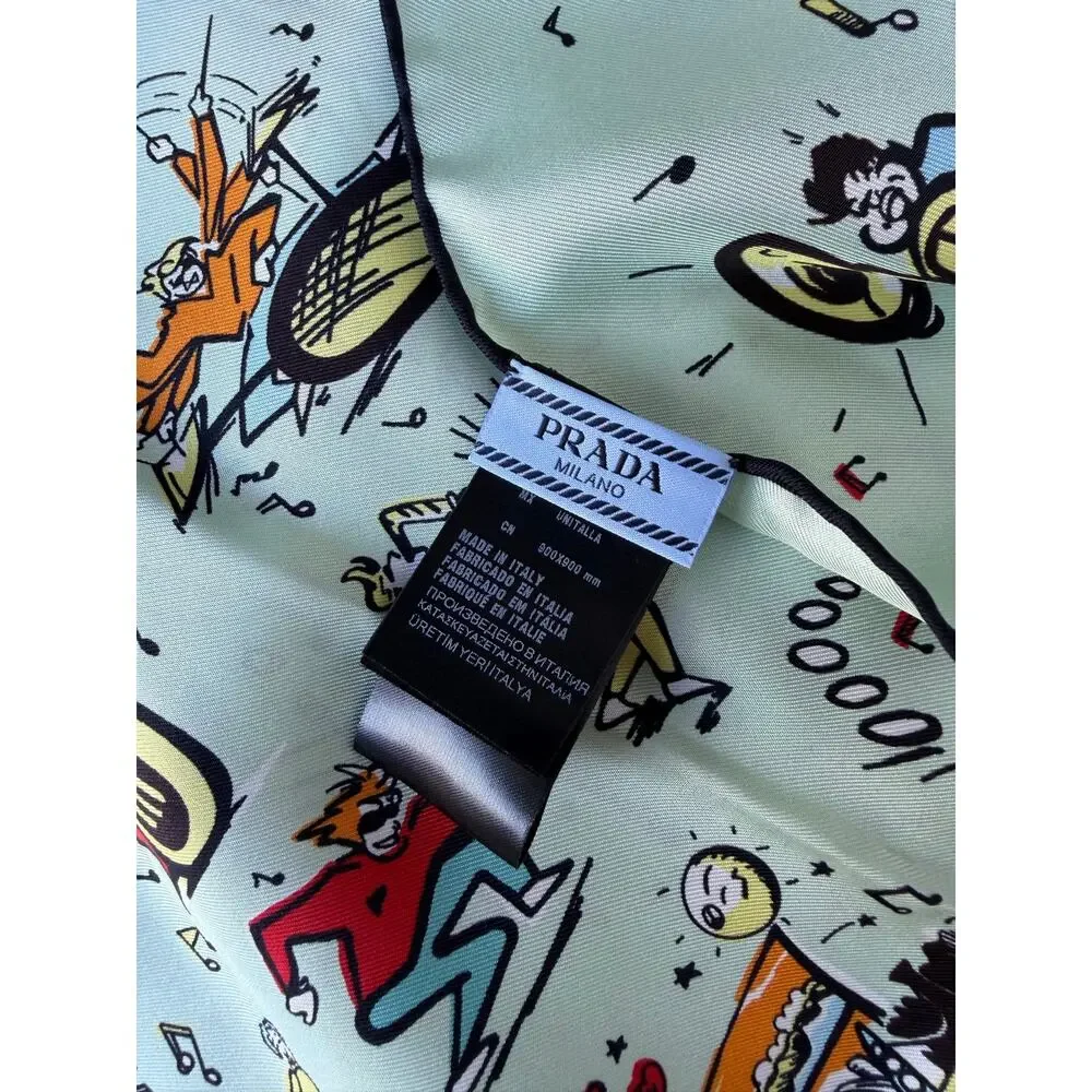 Prada Silk Scarf NEW!